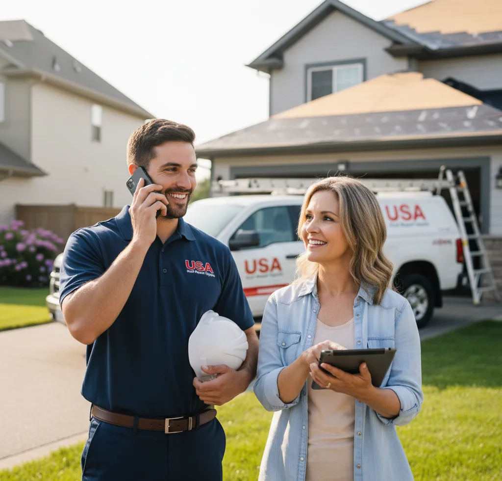USA Roof Repair Experts customer support in Nash
